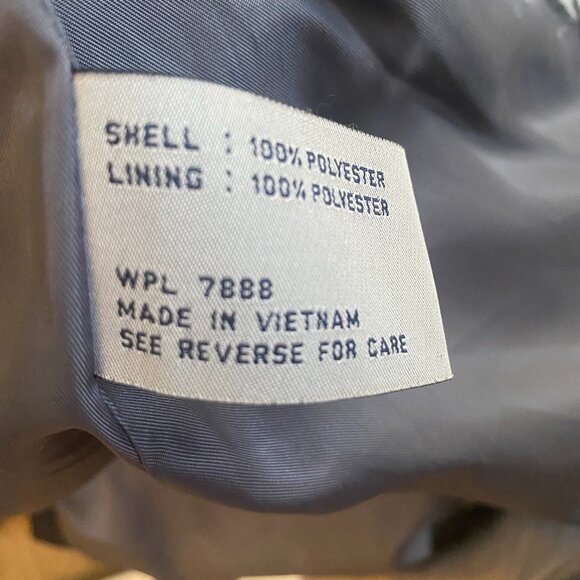 Anne‎ Klein Blue All Weather Trench Coat Size PS - Picture 5 of 5